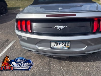 2020 Ford Mustang EcoBoost Premium Blue Certified