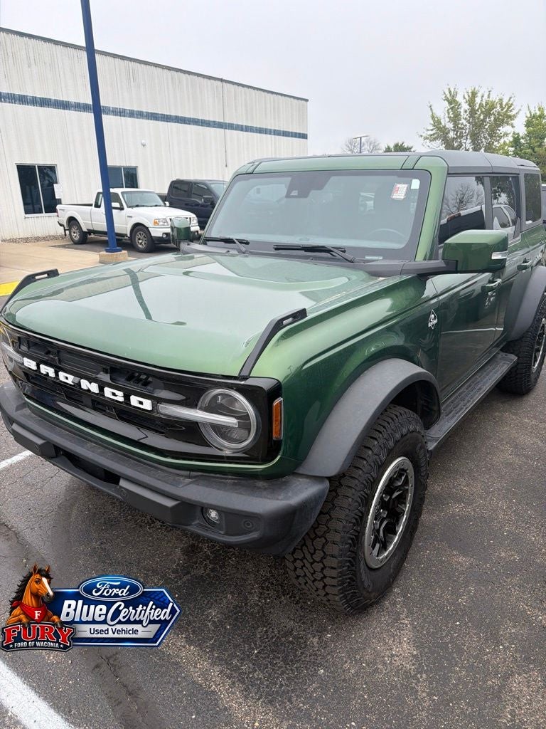 2022 Ford Bronco Outer Banks Blue Certified
