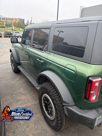 2022 Ford Bronco Outer Banks Blue Certified