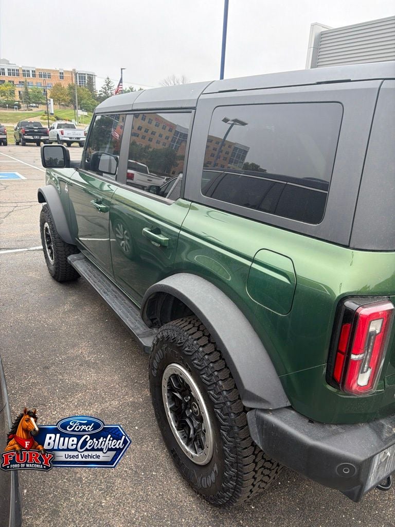 2022 Ford Bronco Outer Banks Blue Certified