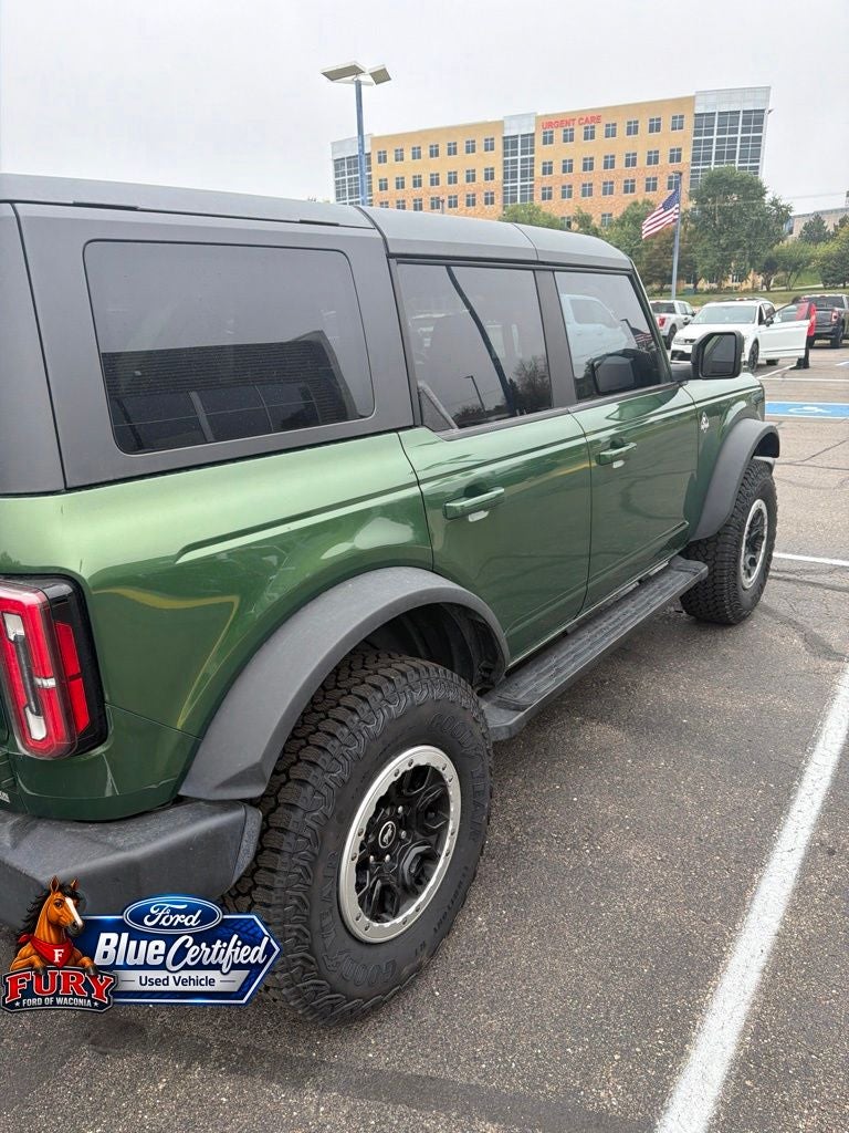 2022 Ford Bronco Outer Banks Blue Certified
