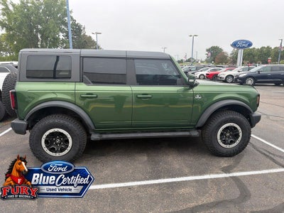 2022 Ford Bronco Outer Banks Blue Certified