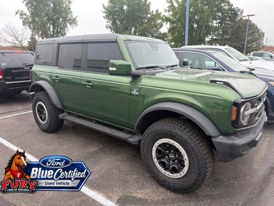 2022 Ford Bronco Outer Banks Blue Certified