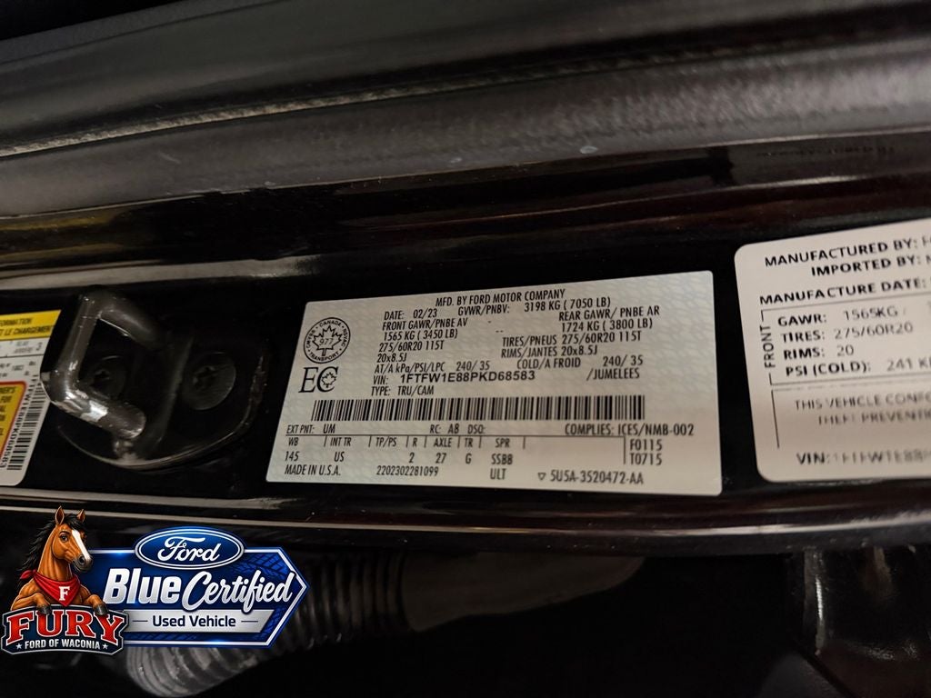 2023 Ford F-150 XLT Blue Certified