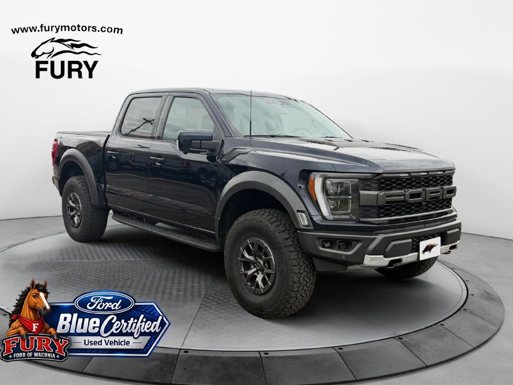 2022 Ford F-150 Raptor Blue Certified w/37 Performance Pkg