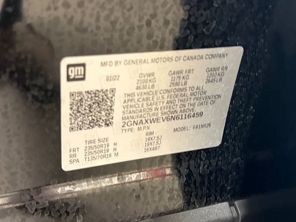 2022 Chevrolet Equinox RS w/Driver Confidence II Pkg