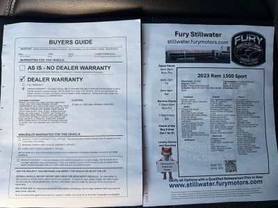 2023 RAM 1500 Sport
