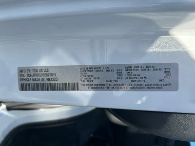 2025 RAM ProMaster 2500 Cargo Van Tradesman High Roof 159' WB w/Pass Seat