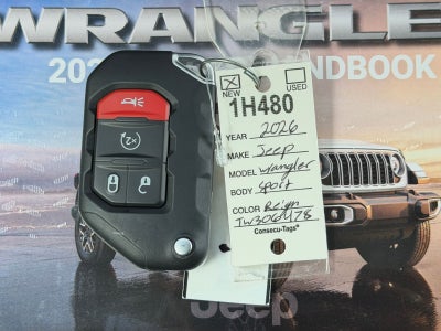 2026 Jeep Wrangler WRANGLER 4-DOOR SPORT S
