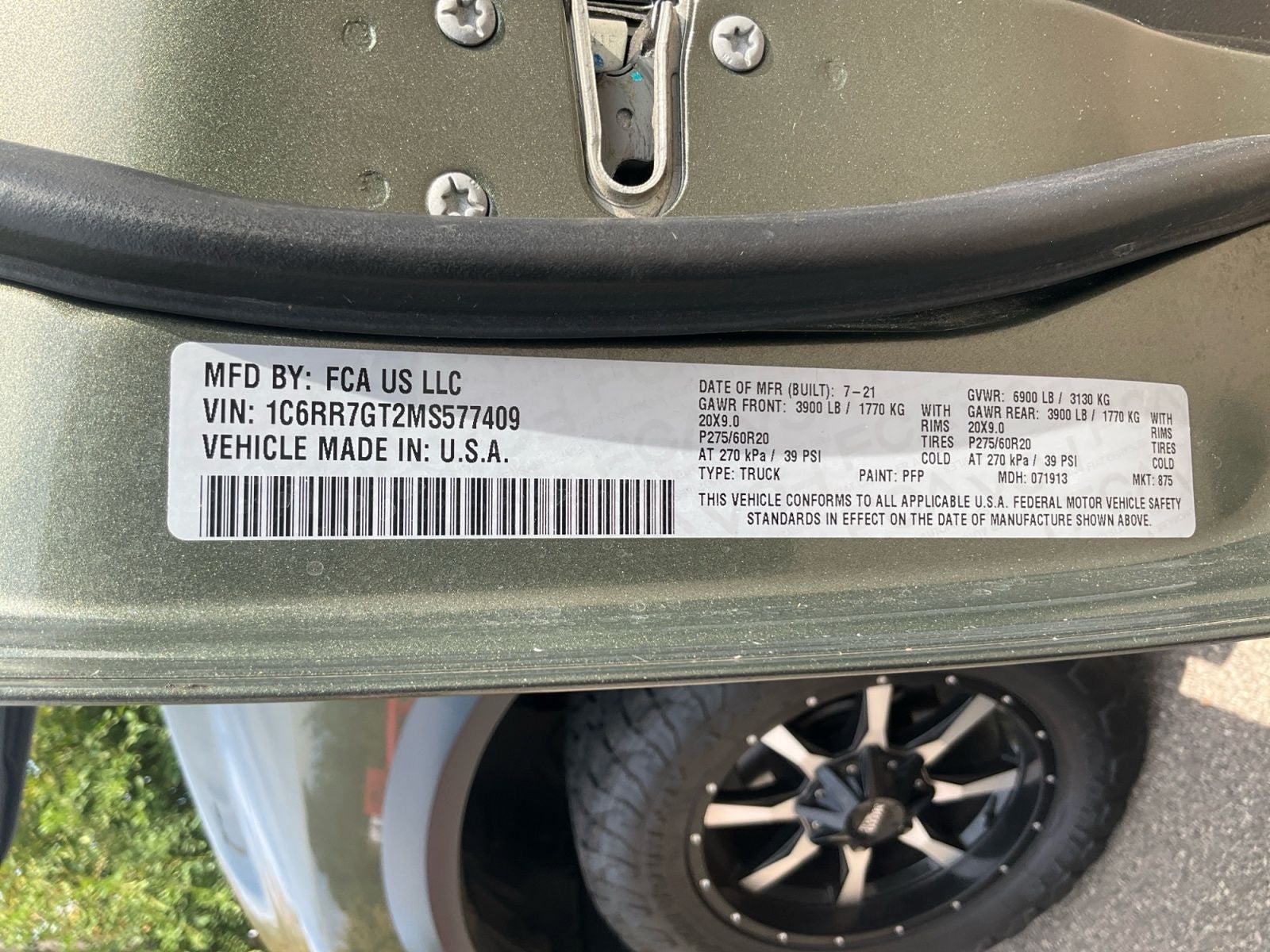 2021 RAM 1500 Classic Warlock Quad Cab 4x4 6'4' Box