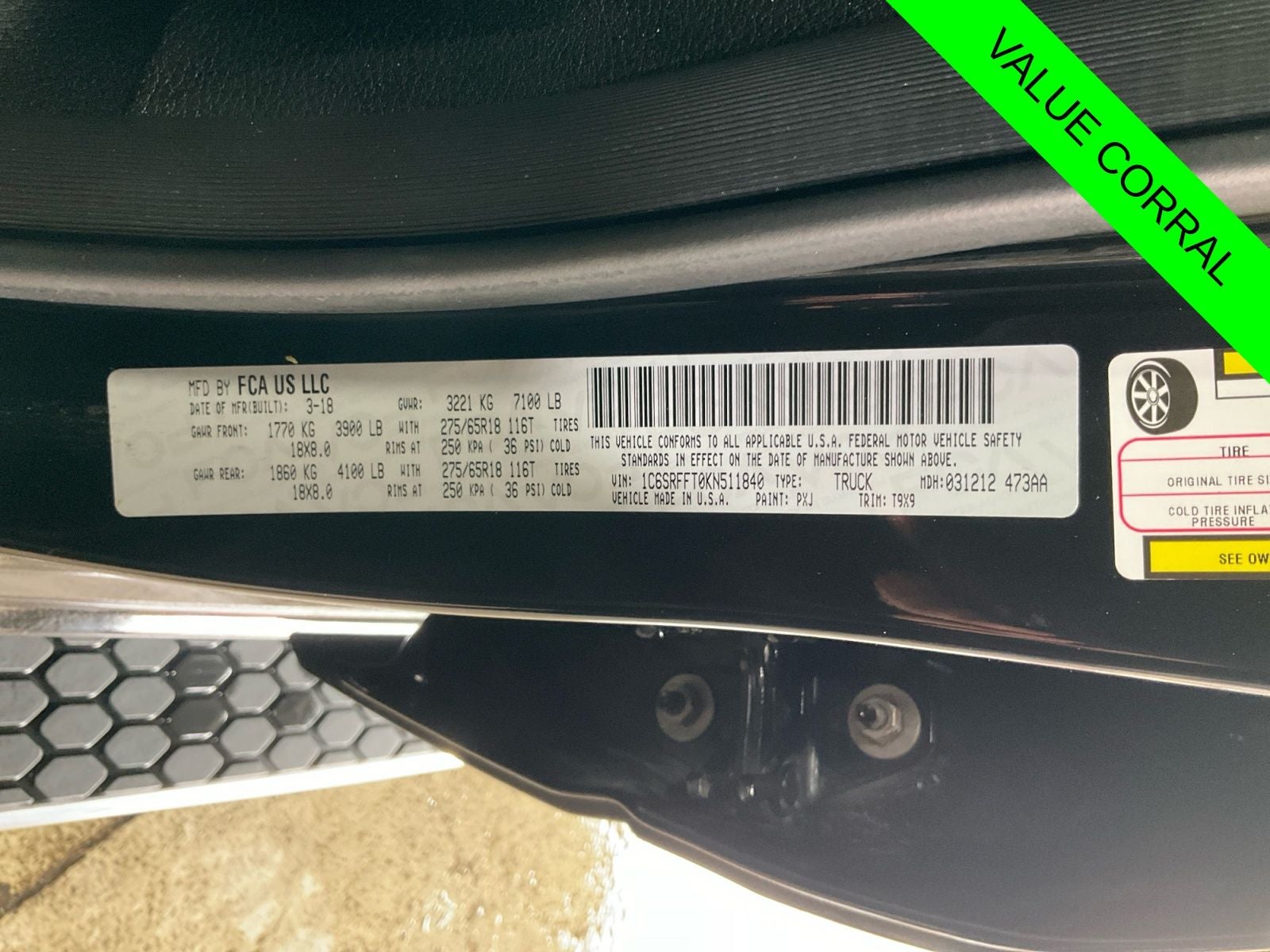 2019 RAM 1500 Big Horn/Lone Star Crew Cab 4x4 5'7' Box