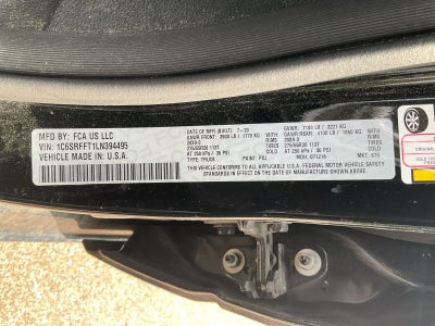 2020 RAM 1500 Big Horn Crew Cab 4x4 5'7' Box