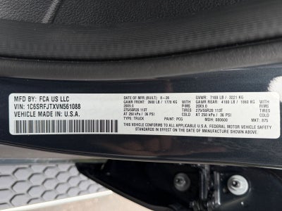 2027 RAM Ram 1500 RAM 1500 LARAMIE CREW CAB 4X4 5'7' BOX