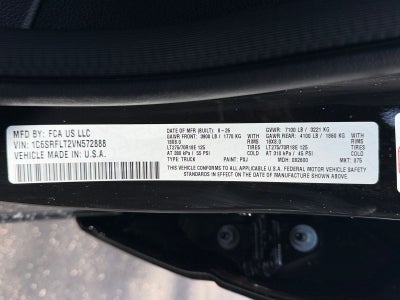 2027 RAM Ram 1500 RAM 1500 REBEL CREW CAB 4X4 5'7' BOX