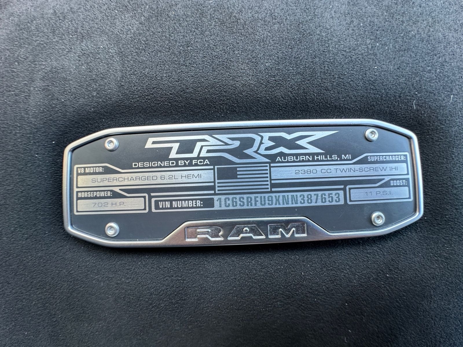 2022 RAM 1500 TRX