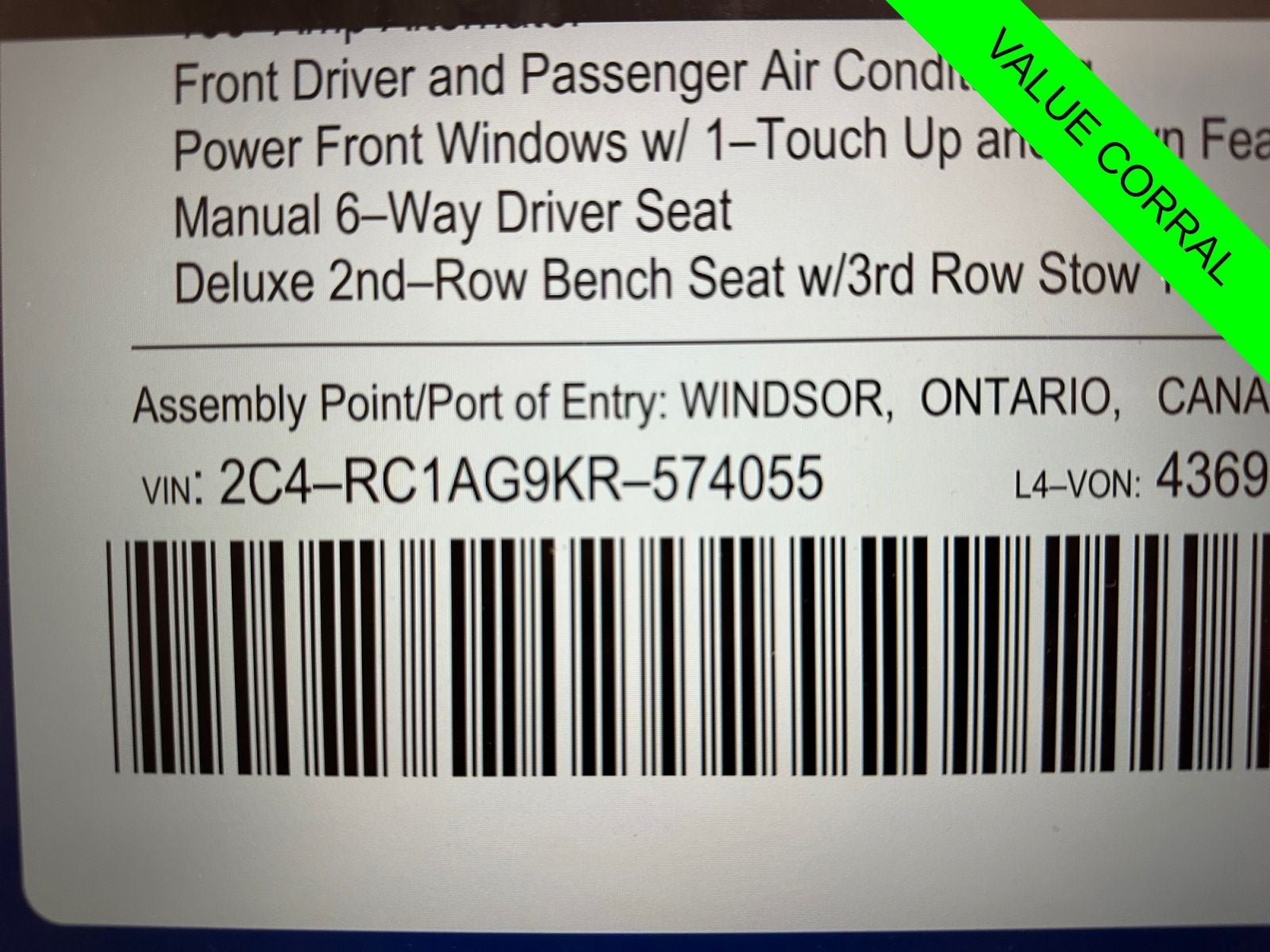 2019 Chrysler Pacifica L