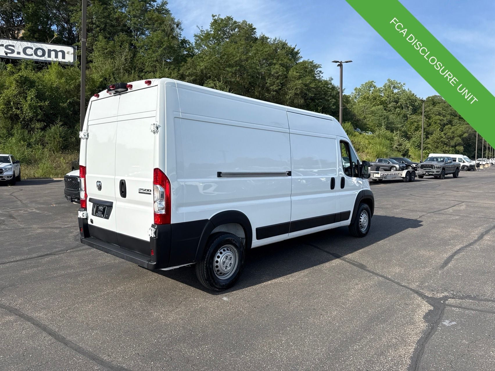 2025 RAM ProMaster 2500 Cargo Van Tradesman High Roof 159' WB w/Pass Seat