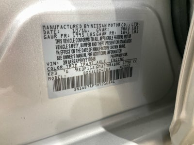 2017 Nissan Sentra SV