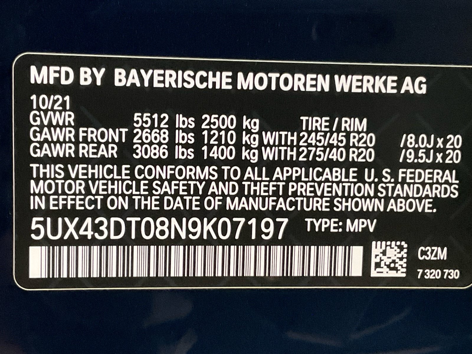 2022 BMW X4 M40i