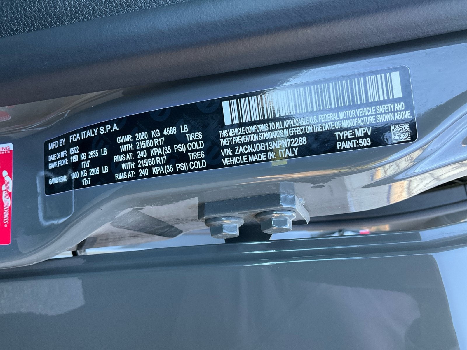 2022 Jeep Renegade Latitude 4x4