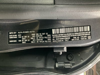 2018 Alfa Romeo Stelvio Ti